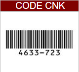 Technicod codes a barres CNK